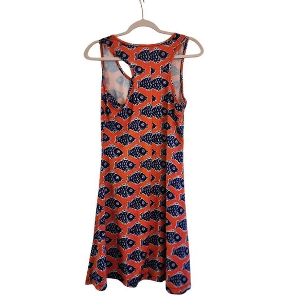 Jean-Pierre Klifa Bridgit dress,  fish print size large - Picture 2 of 7